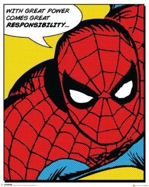 Spiderman - retro plakat 40x50 cm