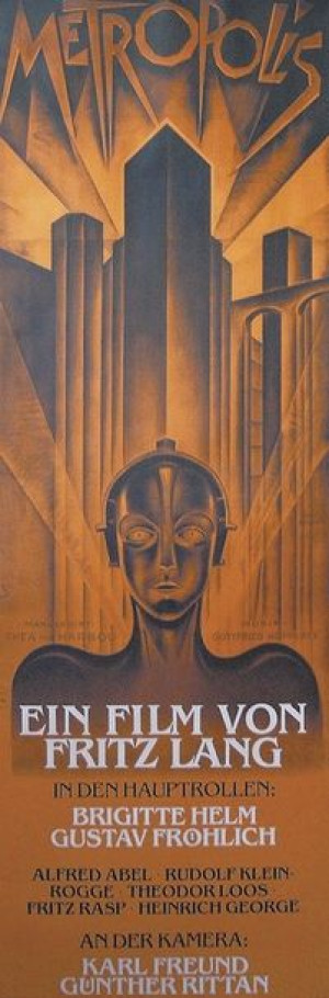Metropolis Fritz Lang - plakat 51,5x157 cm