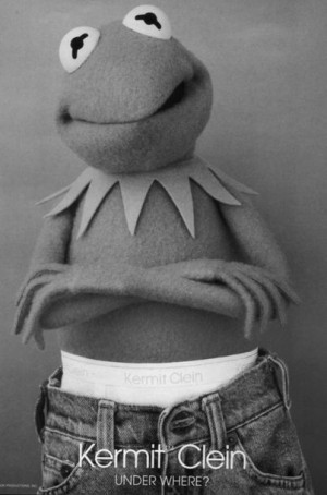 Kermit Clein The Muppets - plakat 53x81 cm