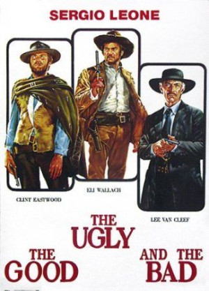 Dobry, zły i brzydki Sergio Leone - plakat 68,5x101,5 cm
