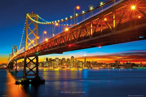 San Francisco Bay Bridge - plakat 91,5x61 cm