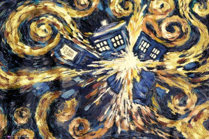 Doctor Who Wybuch Tardis - plakat 91,5x61 cm
