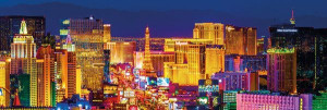 Las Vegas Panorama - plakat 158x53 cm