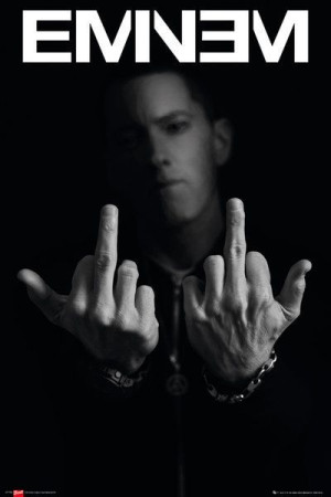 Eminem Finger - plakat 61x91,5 cm