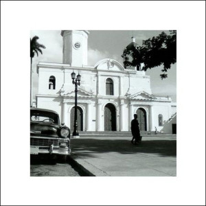 Chevrolet Cienfuegos - Cuba - plakat premium 40x40 cm