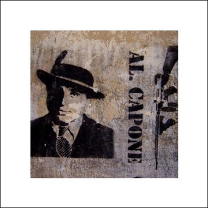 Al Capone - plakat premium 40x40 cm