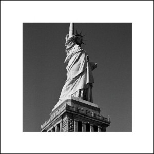 Statua Wolności - New York - plakat premium 40x40 cm