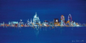 London, Londyn - plakat premium 100x50 cm