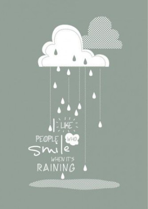 Raining - plakat 61x91,5 cm