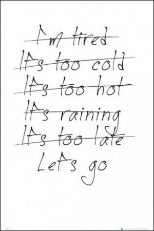 Lets go - plakat 61x91,5 cm