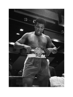 Muhammad Ali Belt - plakat premium 60x80 cm