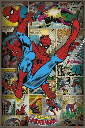 Marvel Comics - Spiderman Retro - plakat 61x91,5 cm
