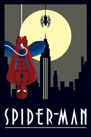 Marvel Spiderman Retro - plakat 61x91,5 cm