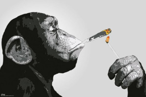 Steez Monkey Joint Time - plakat 91,5x61 cm