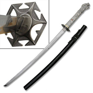 Smoczy Miecz Japoński Katana Z Pochwa Sw-01