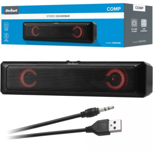 Głośnik Komputerowy Do Laptopa Pc Led - Soundbar