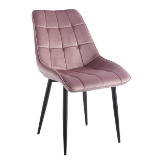  Krzesło Chic Velvet Różowy Antyczny Welur Salon,Jadalnia,kuchnia Szybka