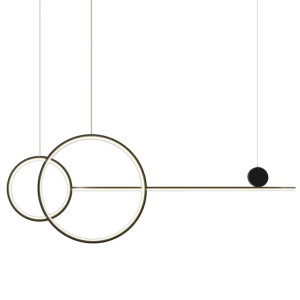 Lampa wisząca NEW AGE LED czarna