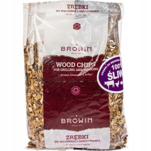Zrębki Wędzarnicze Grillowania Browin Śliwa 450g