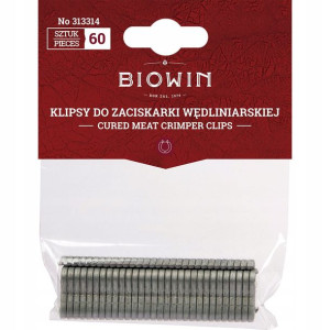 Klipsy do zaciskarki wędliniarskiej Browin 60sztuk
