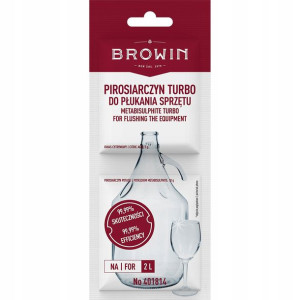 Pirosiarczyn turbo z kwasem cytrynowym 15g Browin