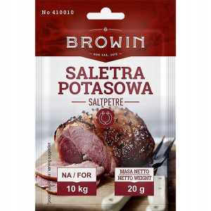 Saletra potasowa do peklowania mięsa Browin 20G