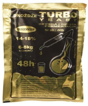 Drożdże gorzelnicze Biowin Turbo 48h 135 g