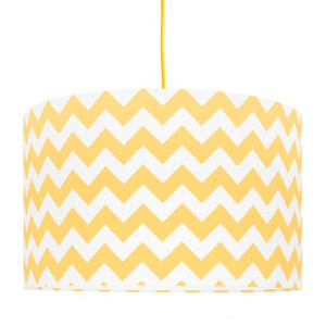 Lampa wisząca Chevron żółta