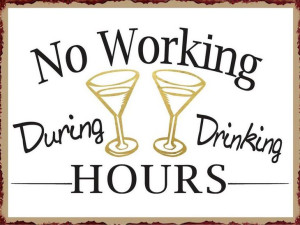 Szyld metalowy WORKING HOURS