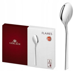 Gerlach Flames Sztućce Łyżeczki do kawy 6 el