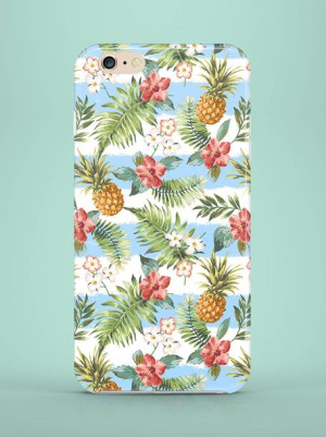 Etui na telefon Blue Striped Pineapples
