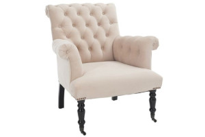 Fotel Velvet Beige