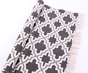 Dywan bawełniany Geometry grey