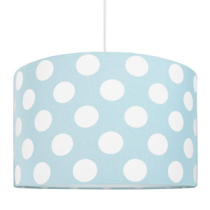 Lampa sufitowa grochy na turkusie