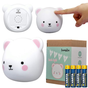 Lampka nocna LED dotykowa miś REER +baterie AAA