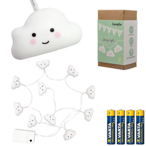 Lampki girlanda LED 110cm timer REER +baterie AAA
