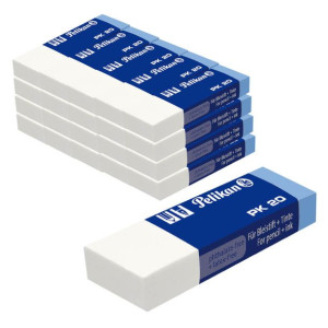 Gumka mazania ścierania dwuczęściowa PK20 PELIKAN 20szt