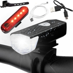Zestaw Lampek Rowerowych Led Do Roweru Przód + Tył