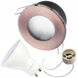 Oprawa Hermetyczna Ip44 + Led Gu10 5w Podbitka