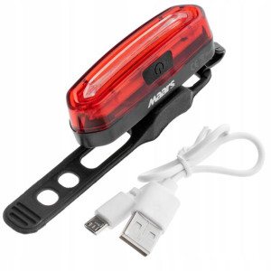 Lampka Rowerowa Led Cob Na Usb Tył Tylna 4 Tryby