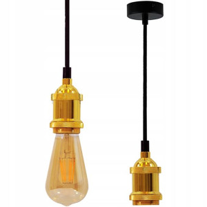 Lampa wisząca ZAWIESIE NOLA ZWIS metal ZŁOTA E27