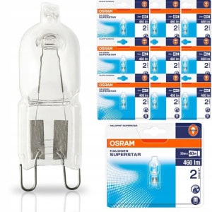 10x Żarówka Halogenowa G9 33W 2700K KAPSUŁKA OSRAM