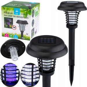 Lampa Ogrodowa SOLARNA LED Wbijana UV na owady