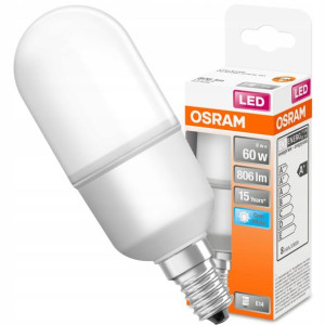 Żarówka Led E14 Rurka 8w = 60w 4000k Stick Osram