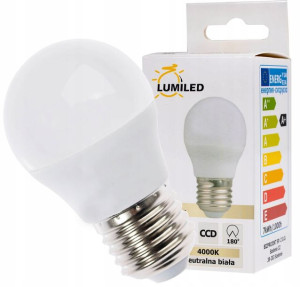 Żarówka Led E27 Kulka 7w = 60w 650lm 4000k Lumiled