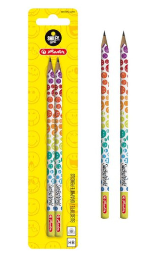 Ołówek Smiley.World Rainbow 2 sztuki, HB, HERLITZ