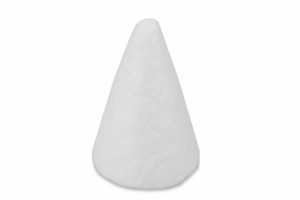 Stożek styropianowy, 10cm, 100mm, CRAFT-FUN