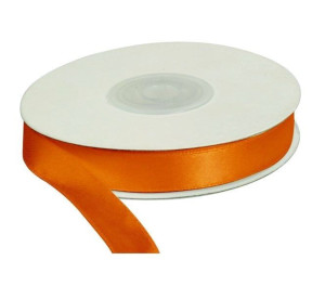 Wstążka pomarańcz, 25m dł x 12mm szer, CRAFT-FUN