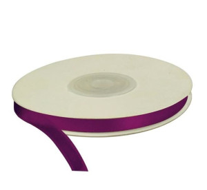 Wstążka purpurowa, 25m dł x 6mm szer, CRAFT-FUN