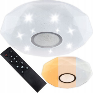 Plafon sufitowy LAMPA NATYNKOWY LED 3BARWY + PILOT